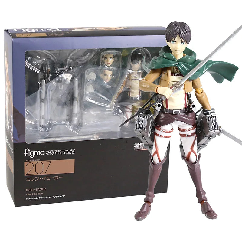 Figurine Figma Attack on Titan - Eren Jaeger 207 14 cm