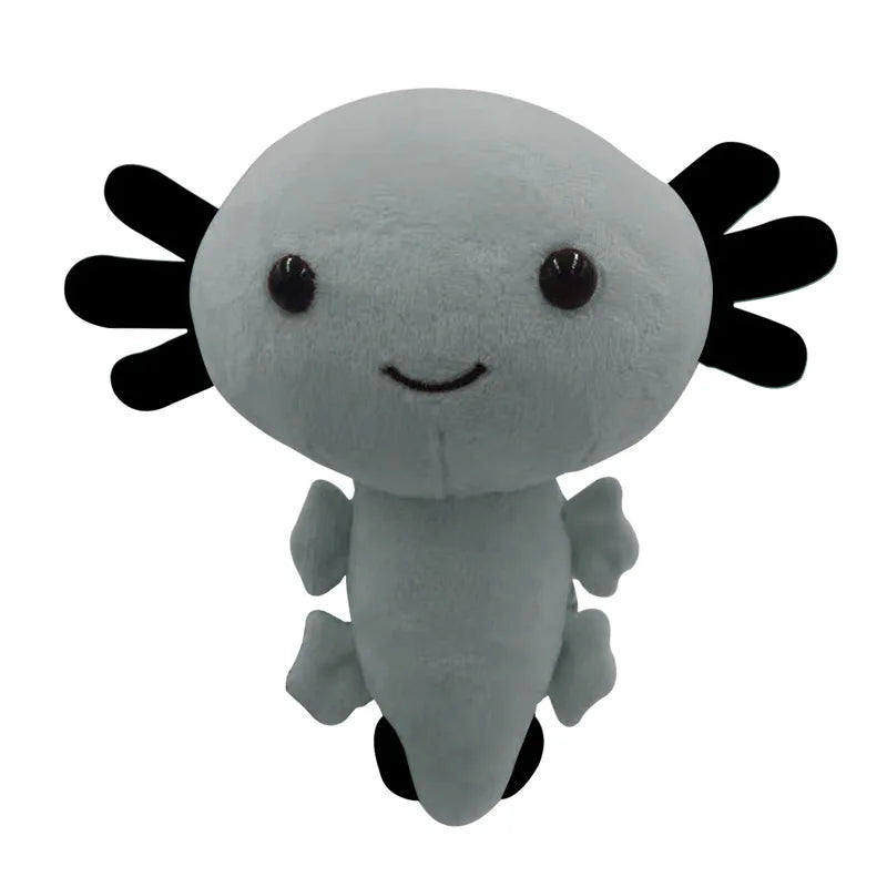 Figurine Peluche Animal - Axolotl 20 cm gris