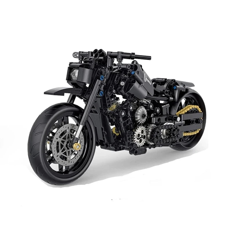 Figurine de Construction 1: 8 - Classic Motorbike