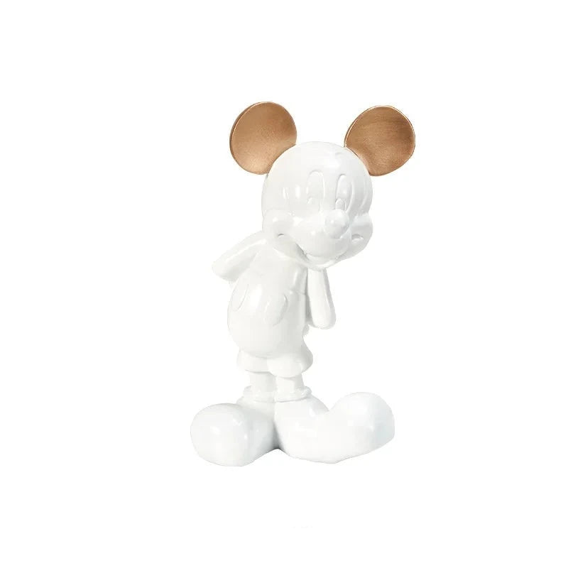 Figurine Disney - Mickey Blanc & Marron 21 cm