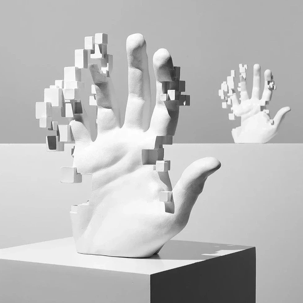 Figurine Main Artistique Blanche 3
