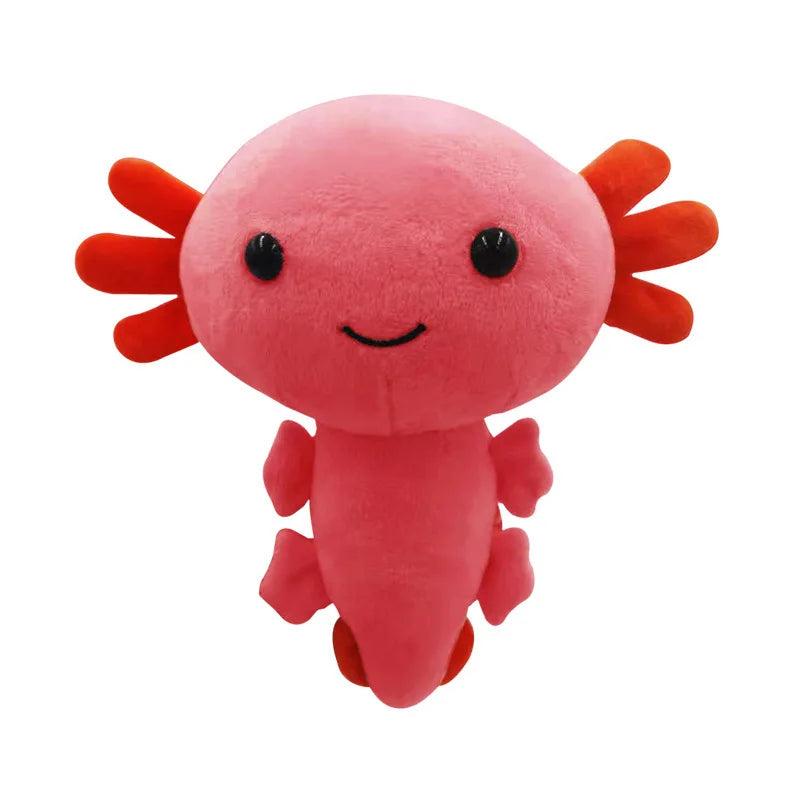 Figurine Peluche Animal - Axolotl 20 cm rouge