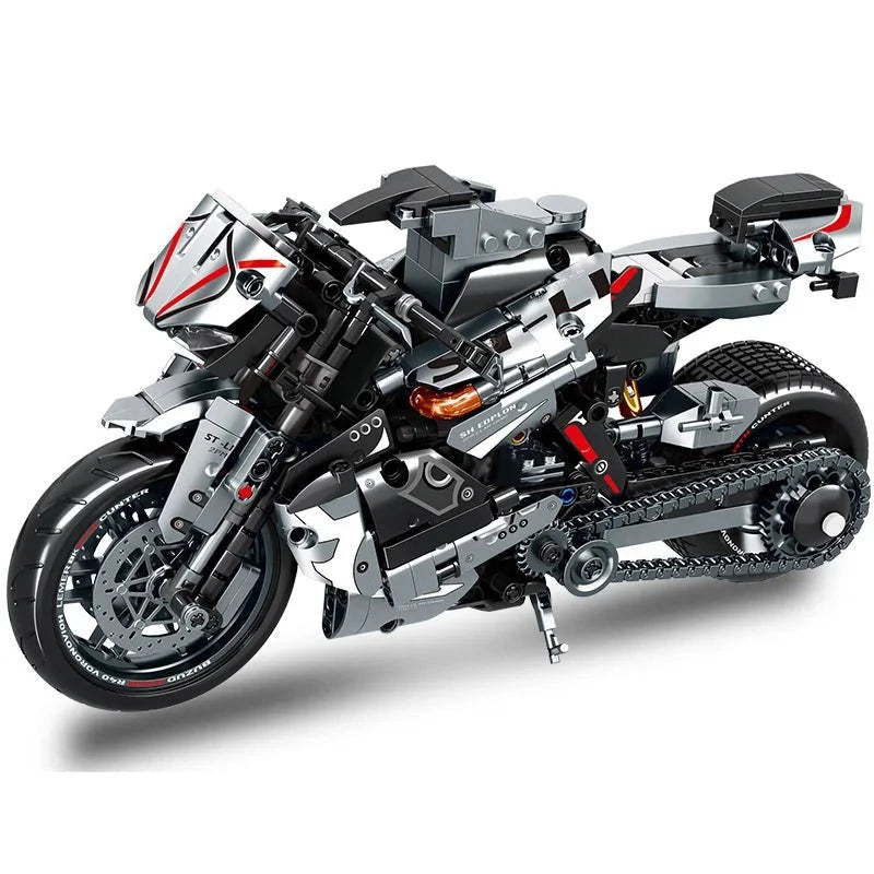 Figurine de Construction - Moto City Racer