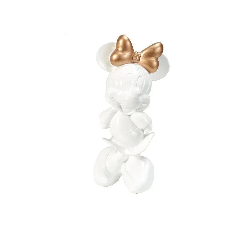 Figurine Disney - Minnie Blanc & Marron 21 cm