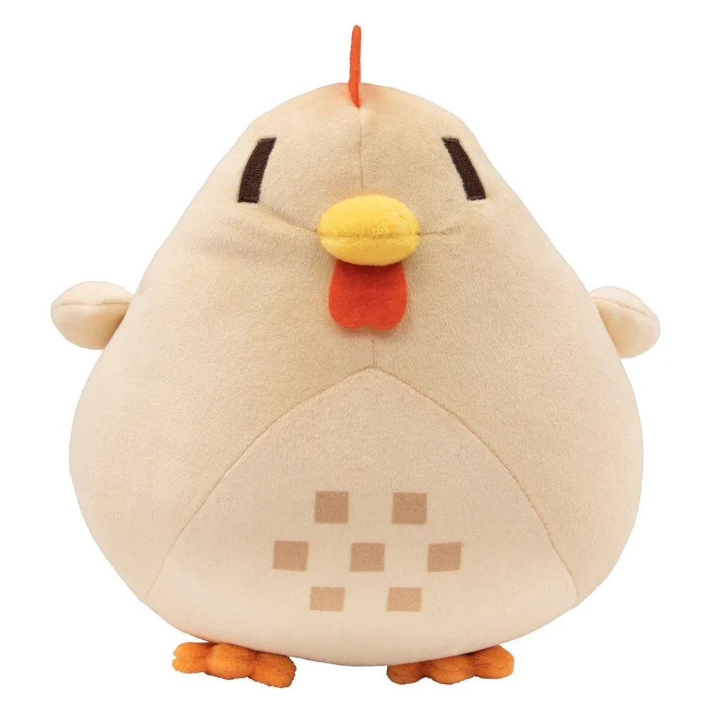 Figurine Peluche Animal - Poule 20 cm rose