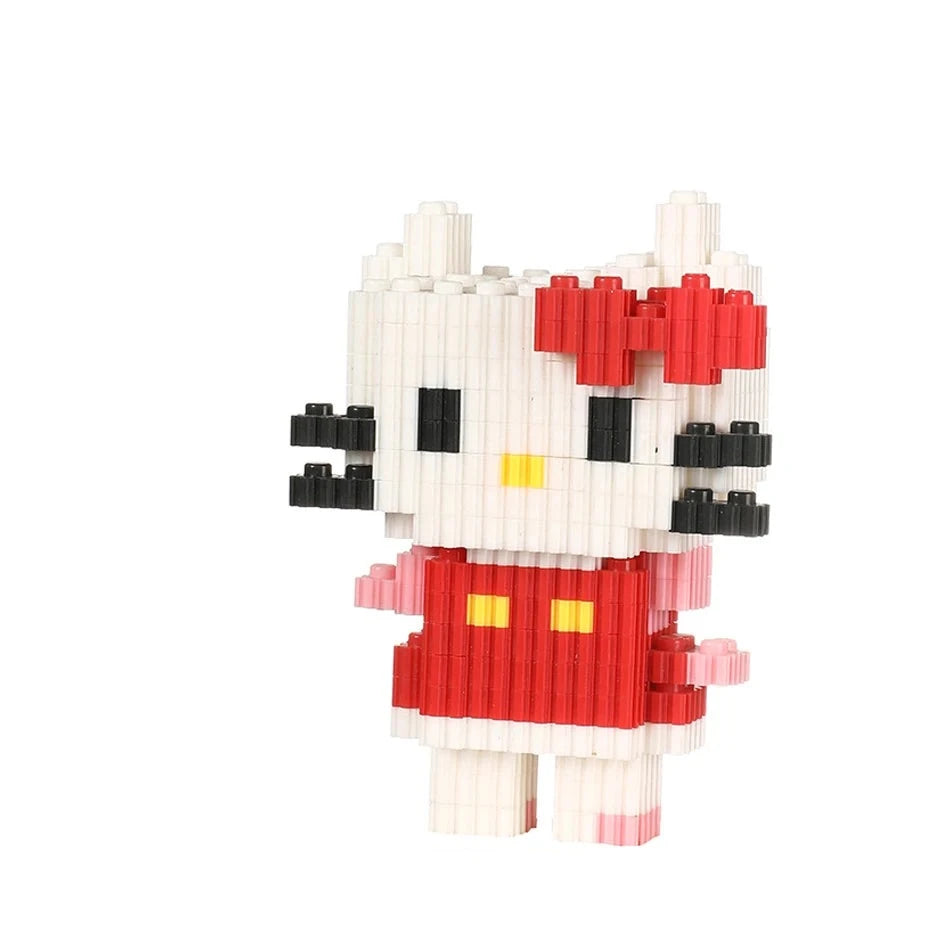 Figurine de Construction - Hello Kitty Rouge 11 cm