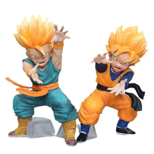 Figurine Dragon Ball Z - Trunks & Goten 14 cm