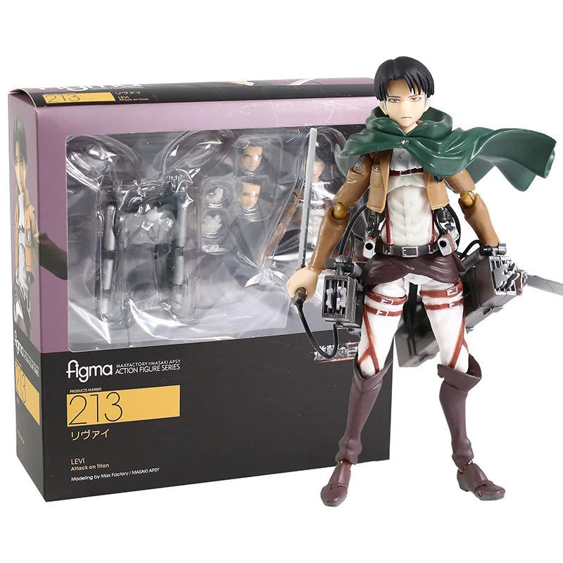 Figurine Figma Attack on Titan - Levi Ackerman 213 13.5 cm