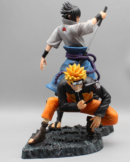 Figurine Naruto Shippûden - Naruto & Sasuke 30 cm