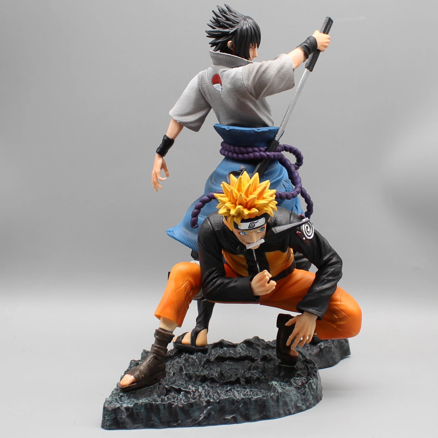 Figurine Naruto Shippûden - Naruto & Sasuke 30 cm