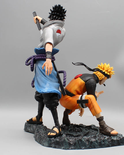 Figurine Naruto Shippûden - Naruto & Sasuke 30 cm