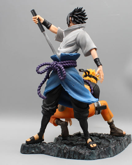 Figurine Naruto Shippûden - Naruto & Sasuke 30 cm