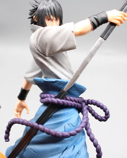 Figurine Naruto Shippûden - Naruto & Sasuke 30 cm