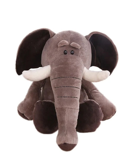 Figurine Peluche Animal - Eléphant 25 cm