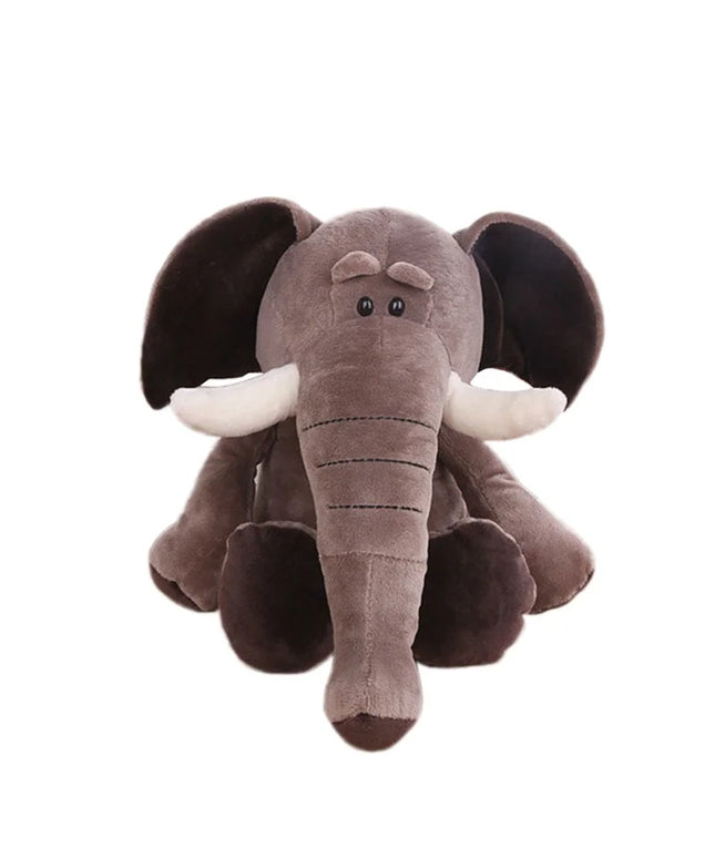 Figurine Peluche Animal - Eléphant 25 cm
