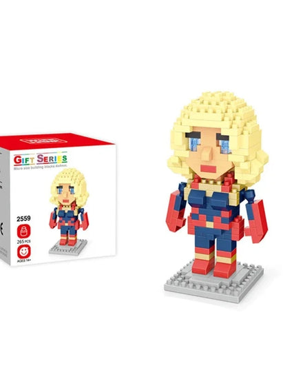 Figurine de Construction Avengers - Captain Marvel 9.7 cm