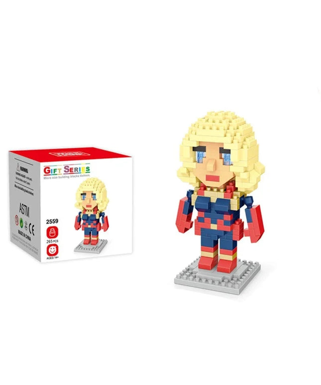Figurine de Construction Avengers - Captain Marvel 9.7 cm