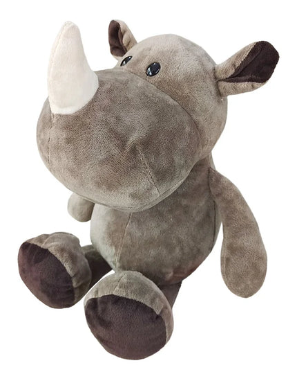 Figurine Peluche Animal - Rhino 25 cm