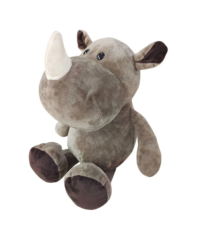 Figurine Peluche Animal - Rhino 25 cm