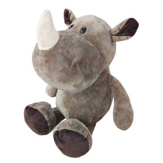 Figurine Peluche Animal - Rhino 25 cm