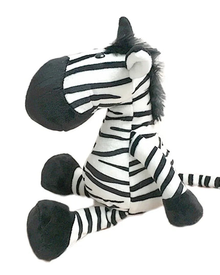 Figurine Peluche Animal - Zèbre 25 cm