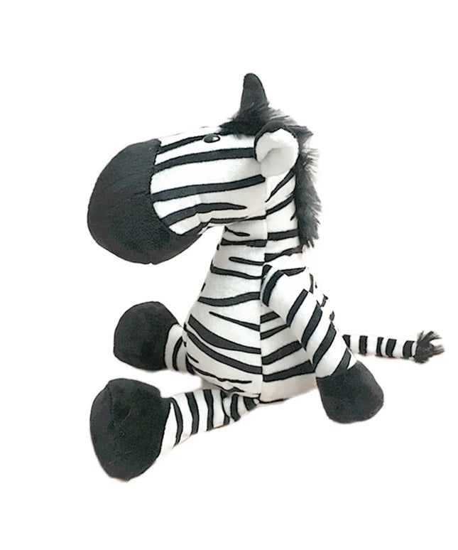 Figurine Peluche Animal - Zèbre 25 cm