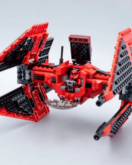 Figurine de Construction - TIE Interceptor Rouge 4