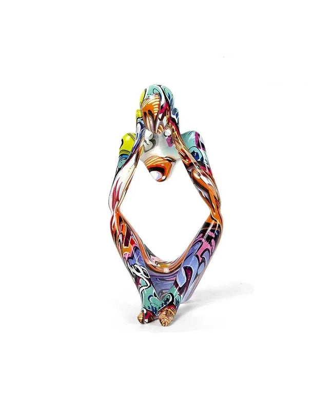 Figurine Penseur Maba en Résine