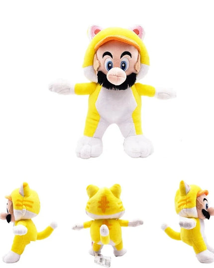 Figurine Peluche Super Mario - Mario Cat 21 cm