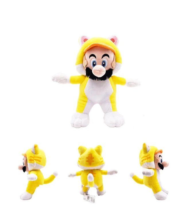 Figurine Peluche Super Mario - Mario Cat 21 cm
