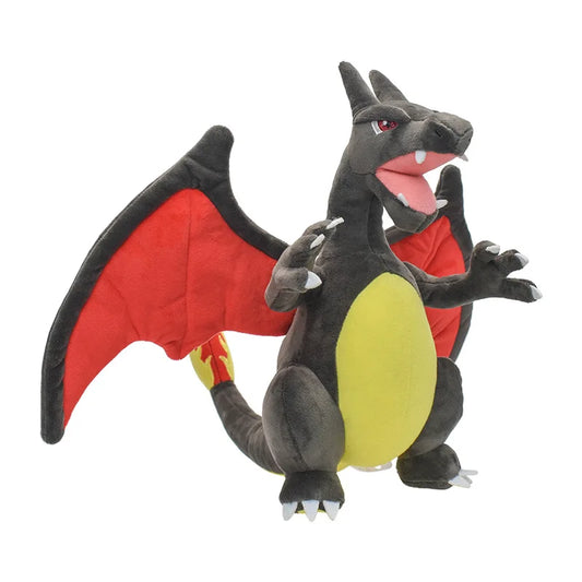 Figurine Peluche Pokémon - Dracaufeu Noir 24 cm