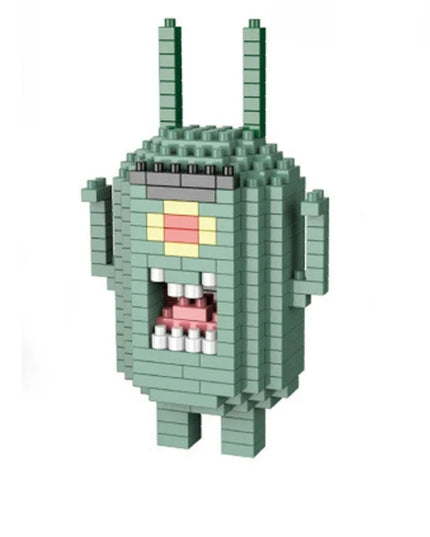 Figurine de Construction - Sheldon Plankton 11 cm