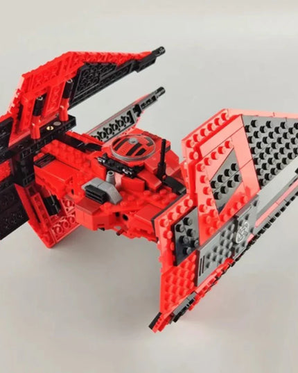 Figurine de Construction - TIE Interceptor Rouge 5