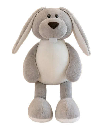 Figurine Peluche Animal -Lapin gris 25 cm