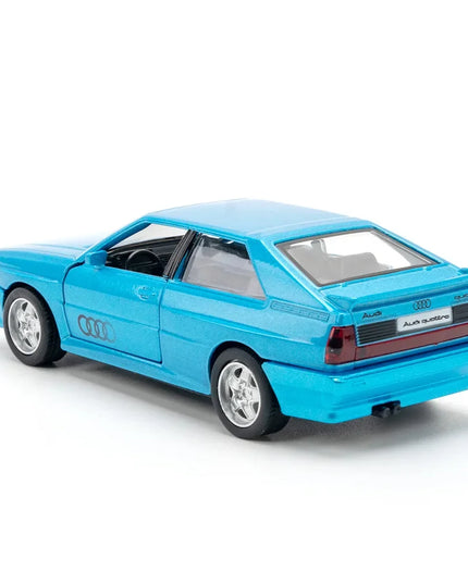 Figurine Audi 1:36 - Audi Quattro1980 Vintage bleu