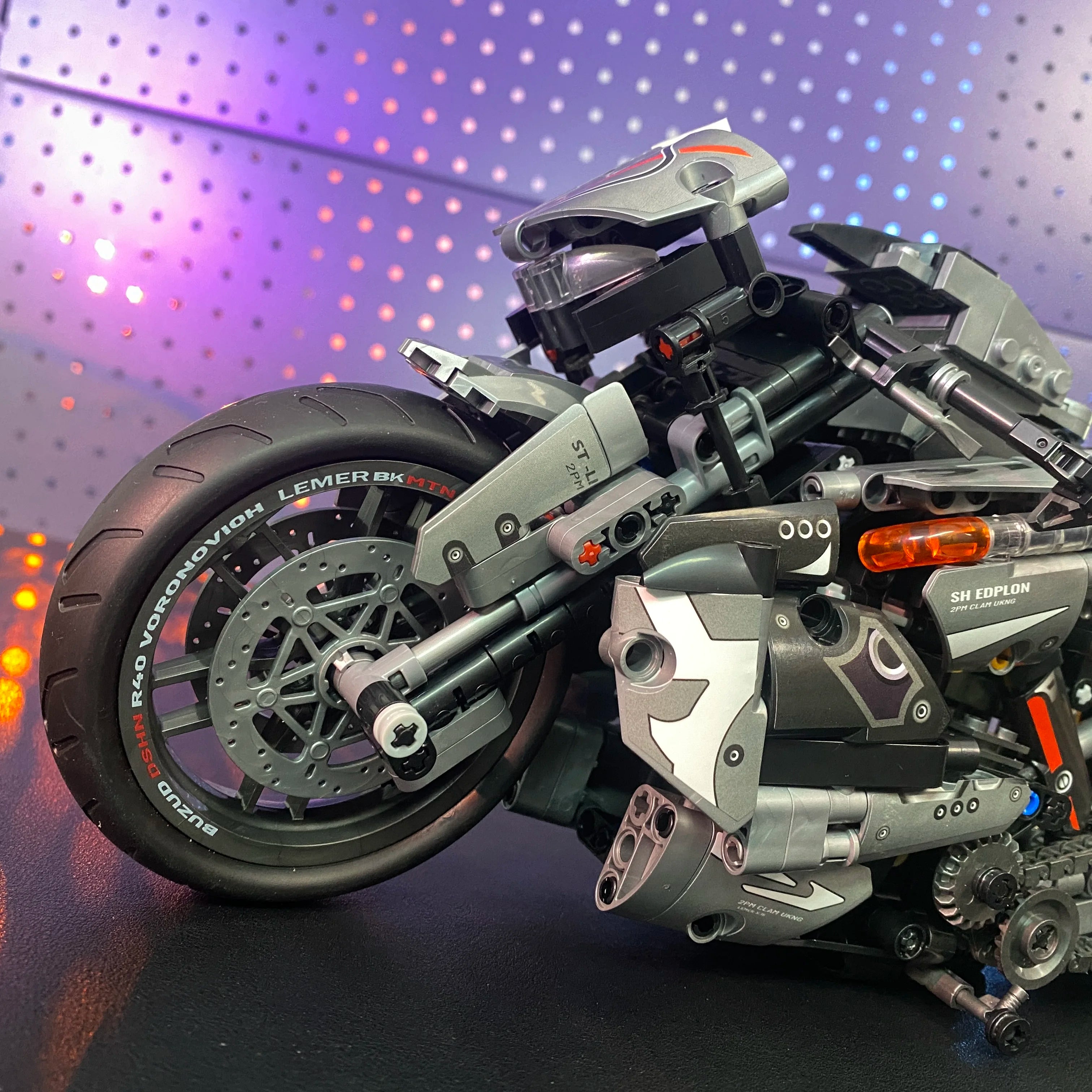 Figurine de Construction - Moto City Racer 4