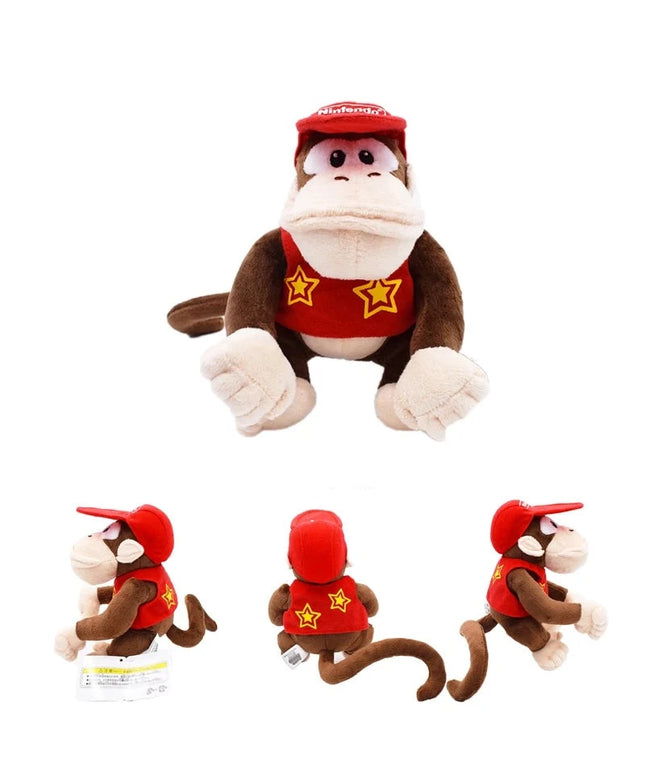 Figurine Peluche Super Mario - Diddy Kong 15 cm