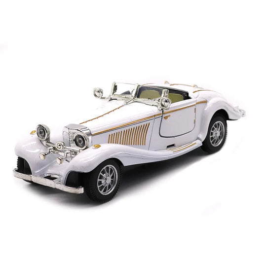 Figurine Voiture rétro 500 K Blanc