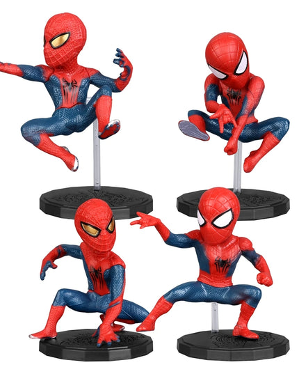 Figurine Disney Movie Superhero Spider 4pcs/Set 6-8cm