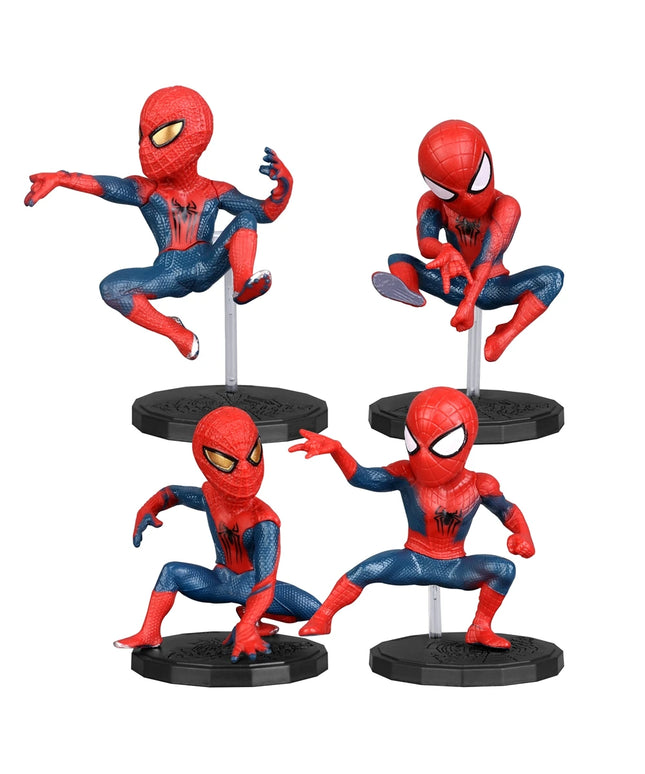 Figurine Disney Movie Superhero Spider 4pcs/Set 6-8cm