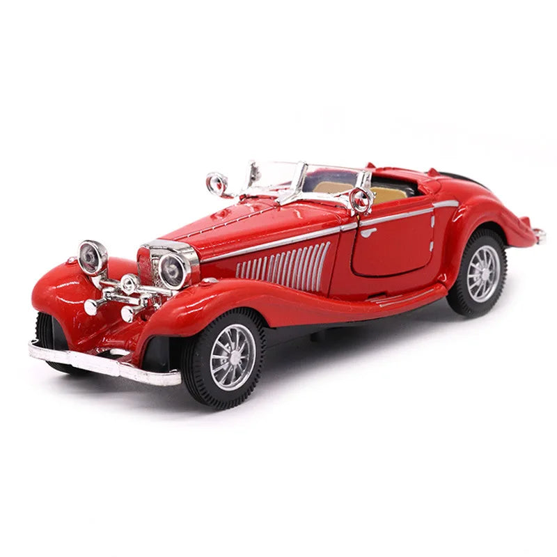 Figurine Voiture rétro 500 k Rouge