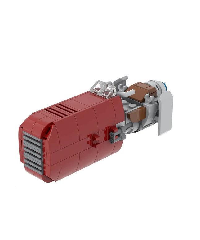 Figurine Star Wars - Flying Mortorcycle Rouge