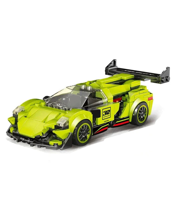 Figurine de Construction - Voiture de Sport Vert