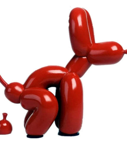 Figurine Balloon Doggy Poo Rouge 22 cm