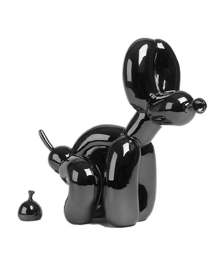 Figurine Balloon Doggy Poo Noir 22 cm