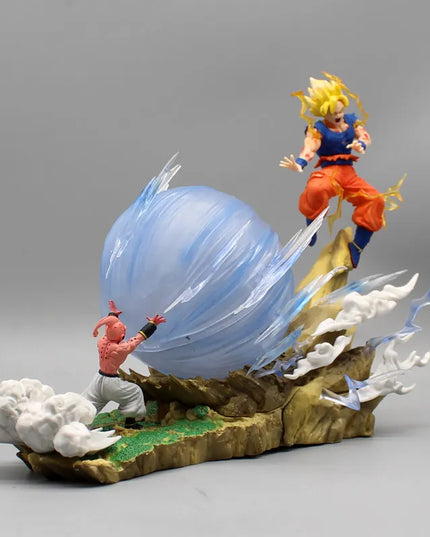 Figurine Dragon Ball Z - Son Goku vs Buu 22 cm