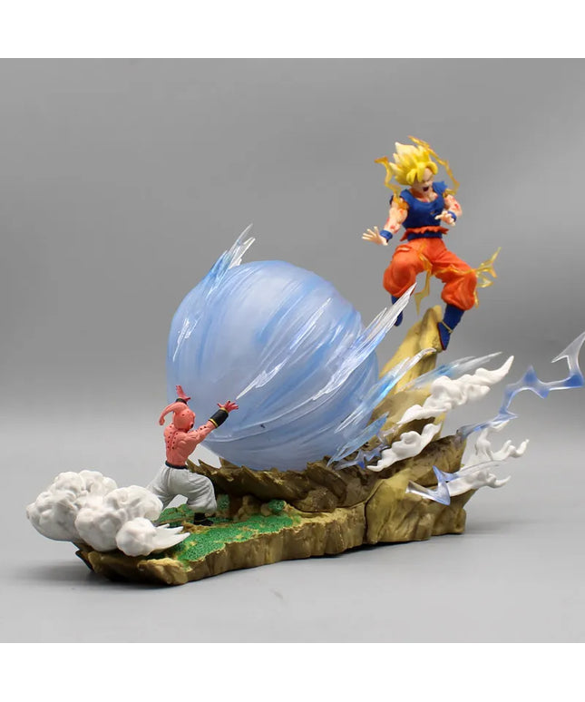 Figurine Dragon Ball Z - Son Goku vs Buu 22 cm