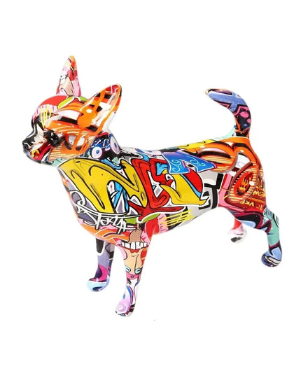 Figurine Graffiti Chihuahua #B 20 cm