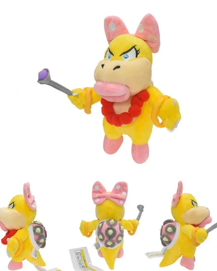 Figurine Peluche Super Mario - Wendy Debout 21 cm