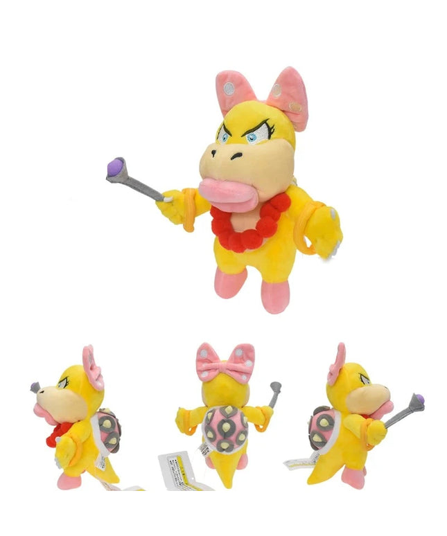 Figurine Peluche Super Mario - Wendy Debout 21 cm